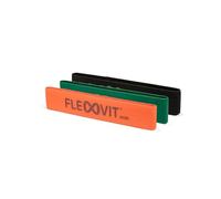 FLEXVIT Mini Band Sets - Exercise Bands for General Stabilisation Exercises, Stretching and Mobilisation, Various Strengths for Beginners and Professionals