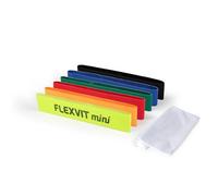 FLEXVIT Mini Resistance Band | Fabric Loop Exercise Band for Glutes, Legs and Full Body Workout | Non Slip Fitness Band for Home Gym, Pilates, Physio and Strength Training | Made in Germany