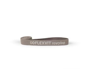 FLEXVIT Revolve Basic (Light Grey) - Lightweight Resistance Band for Rotation and Anti-Rotation Exercises, Full Body Training and Targeted Muscle Control, Skin-friendly and Robust