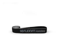 FLEXVIT Revolve Elite Resistance Band, Black, Very Strong | Fabric Pull Up Assistance Band and Power Band for Strength and Core Training | Non Slip Long Loop Band | Made in Germany