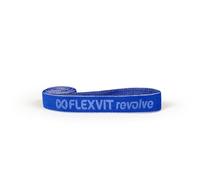 FLEXVIT Revolve Power Resistance Band, Blue, Strong | Fabric Loop Power Band for Strength, Athletic and Core Training | Non Slip Pull Up Band for Home Gym and Calisthenics | Made in Germany