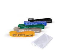 FLEXVIT Revolve Superband | Fabric Pull Up Band and Power Band for Assisted Pull Ups, Strength and Core Training | Non Slip Long Resistance Band for Calisthenics and Sport | Made in Germany