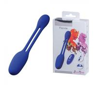 Flexxio Blue Double Ended Vibrator Couple or Solo Stimulating Orgasm Sex Toy