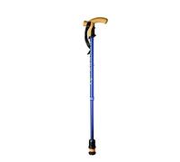 Flexyfoot Ltd Shock Absorbing Cork Handle Walking Stick - Choice of Colours Available Here - Improved Comfort, Improved Grip, Improved Safety - Colour: Blue