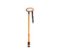 Flexyfoot Shock Absorbing Oval Handle Walking Stick - Improved Comfort, Improved Safety, Improved Grip - Colour: Orange