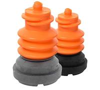 Flexyfoot Shock Absorbing Walking Stick Ferrule Replacement Foot - Universal Fit Across Flexyfoot Ferrule Range - Improves Grip, Improves Safety, Reduces Slips, Reduces Shock - Grey - Pack of 1