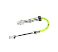 Flexzilla Dual Foot Tire Inflator with 12" Hose Glass Sight Gauge (10 to 120 psi)