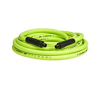 Flexzilla HFZ1225YW3 Air Hose, MNPT Fittings, 1/2" (inches) x 25' (feet) with 3/8" Ends