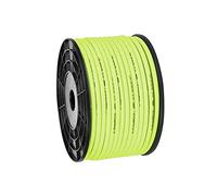 Flexzilla Pro Air Hose, Bulk Plastic Spool, 1/4 in. x 250 ft, Heavy Duty, Lightweight, Hybrid, ZillaGreen - HFZ14250YW
