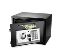 Flexzion Electronic Depository Safe Box with Drop Slot Posting Opening - Digital Keypad Combination Lock Security Cabinet For Home Office Money Documents Gun Cash Deposit Hotel (13.8"x10"x10")