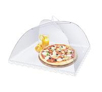 Flexzion Food Cover Tent - Pop Up Mesh Screen Net Umbrella Covers Keep Out Flies, Bugs, Mosquitos, Wasps Pefect for Outdoor Picnic, BBQ, Camping, Fruit Dinner Protection, Reusable and Collapsible