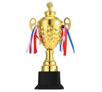 Flexzion Gold Trophy Award - 17 Inch Large Trophy Cup for Awards, Sports, Competitions, Tournaments, & Parties, for Champion Winners & League Achievements