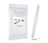 Flexzion Impulse Sealer Replacement Parts 10-Piece Impulse Sealer Parts with Heat-Resistant Fabric Strips for 600W 16-inch Heat Sealers, PTFE & Heat Seal Strips, Sealer Element Grip Replacement Kit