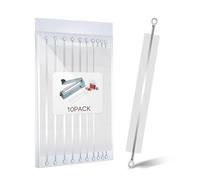 Flexzion Impulse Sealer Replacement Parts Repair Kits for Flexzion Impulse Heat Sealer 600W 8-inch Heat Sealers, PTFE & Heat Seal Strips, Replacement Elements, Pack of 10