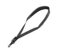 Flexzion Saxophone Neck Shoulder Strap Padded, Sax Holder w/Adjustable Harness Belt & Metal Hook, Musical Instrument Accessory, for Tenor Alto Soprano Sax/Clarinets Baritone Reeds & Horn, Grey