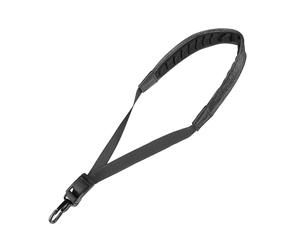 Flexzion Saxophone Neck Shoulder Strap Padded, Sax Holder w/Adjustable Harness Belt & Metal Hook, Musical Instrument Accessory, for Tenor Alto Soprano Sax/Clarinets Baritone Reeds & Horn, Grey