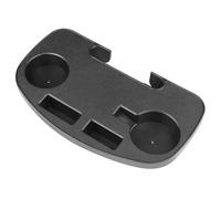 Flexzion Zero Gravity Chair Cup Holder Tray, Side Tray for Zero Gravity Chair, Universal Clip-On Camping Chair Cup Holder Attachment with Phone Slot and Snack Tray for Lawn Chair, Medium