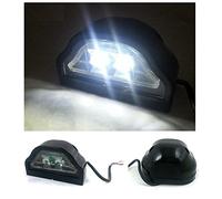 flexzon 24V 2 LED Tail License Number Plate Rear Light Lamp Cab Lorry Trailer Truck