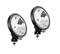 flexzon 2X 12V/24V 9" ROUND SPOT LIGHTS SPOT LAMPS CAB TOP BAR TRUCK LORRY 4X4 SIM 3227