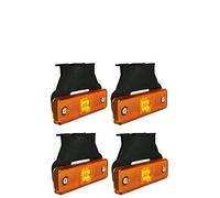 flexzon 4 Pcs led side marker lights indicator lamps amber truck lorry lgv hgv bus 24v