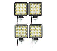 flexzon 48w 16 Led Work Spot Beam Lamps Lights X4 10-30v Tractor & Agricultural Vehicles
