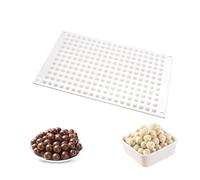 Fleymu Small Hemisphere Silicone Mould with 288 Holes, Pack of 2 Diameter 5 mm Mini Ball Chocolate Moulds, Silicone Mould, Chocolate, Chocolate, Cake Mould, Jelly