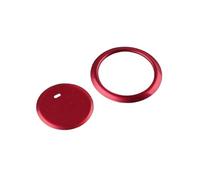 FLFHDUP Fit For Mazda 3 CX-30 DM 2020-2023 Car Engine Ignition Start Stop Button Switch Ring Cover Accessories(Red 2 pcs)