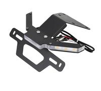 FLFHDUP Number plate holder Fit For CFMOTO 250NK 400NK 650NK License Plate Holder Motorcycle Tail Tidy Fender Eliminator LED Turn Signal