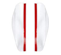 FLFHDUP Sun Visor Extension Car Sticker Rearview Mirror Rain Shield Fit For Ford Fiesta Focus Mondeo Left Right Sun Visor(WHITE)