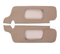 FLFHDUP Sun Visor Extension Pair Side Black Microfiber Leather Sun Visor Replacement Cover Repair Fit For Ford Mustang 1994-2004 Left Right Sun Visor(Beige)