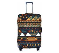 FLGHJNBJN African Ethnic Pattern Printed Luggage Cover, Stretchable Trunk Guard, Personalised Baggage Shield, for Business Trip