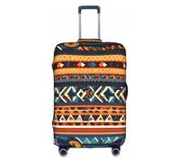 FLGHJNBJN African National Patterns Printed Luggage Cover, Stretchable Trunk Guard, Personalised Baggage Shield, for Business Trip