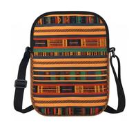 FLGHJNBJN african weaving Printed Crossbody Bag for Women with Adjustable Strap, Small Shoulder Purse for Travel Work