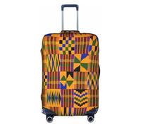 FLGHJNBJN African Weaving Printed Luggage Cover, Stretchable Trunk Guard, Personalised Baggage Shield, for Business Trip