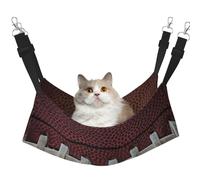 FLGHJNBJN American Football Laces Cozy Cat Hammock, Window Perch Bed, Adjustable Pet Sleeper With Soft Velvet For Indoor Cats