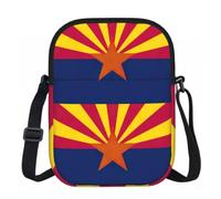 FLGHJNBJN Arizona state flag Printed Crossbody Bag for Women with Adjustable Strap, Small Shoulder Purse for Travel Work