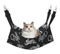 FLGHJNBJN Bunny Rabbit Cozy Cat Hammock, Window Perch Bed, Adjustable Pet Sleeper With Soft Velvet For Indoor Cats