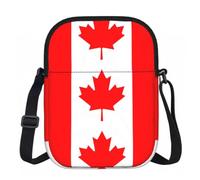 FLGHJNBJN Canadian flag Printed Crossbody Bag for Women with Adjustable Strap, Small Shoulder Purse for Travel Work