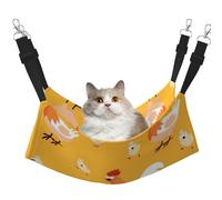 FLGHJNBJN Chicken Chick Cozy Cat Hammock, Window Perch Bed, Adjustable Pet Sleeper With Soft Velvet For Indoor Cats