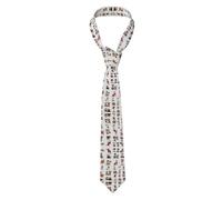 FLGHJNBJN Cute Chihuahua Pug Pattern Print Necktie Tie Mens Novelty Neckties Funny Ties for Men s Cotton Printed Neck Tie Skinny Tie