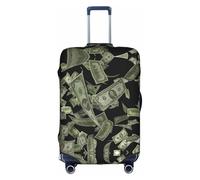 FLGHJNBJN Dollar Sign Money Printed Luggage Cover, Stretchable Trunk Guard, Personalised Baggage Shield, for Business Trip