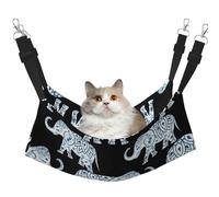 FLGHJNBJN Elephant Cozy Cat Hammock, Window Perch Bed, Adjustable Pet Sleeper With Soft Velvet For Indoor Cats