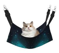 FLGHJNBJN Fireflies And Lantern Cozy Cat Hammock, Window Perch Bed, Adjustable Pet Sleeper With Soft Velvet For Indoor Cats