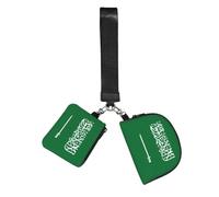 FLGHJNBJN Flag of Saudi Arabia Printed Wrist Wallet Set for Women, 2 Pouches with Wristlet Strap for Keys Cash Cards Coins