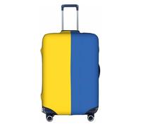 FLGHJNBJN Flag of Ukraine Printed Luggage Cover, Stretchable Trunk Guard, Personalised Baggage Shield, for Business Trip