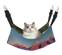 FLGHJNBJN Grand Teton National Park Cozy Cat Hammock, Window Perch Bed, Adjustable Pet Sleeper With Soft Velvet For Indoor Cats