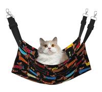 FLGHJNBJN I Love My Dog Dachshunds Cozy Cat Hammock, Window Perch Bed, Adjustable Pet Sleeper With Soft Velvet For Indoor Cats