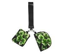 FLGHJNBJN Ivy Blossoms Tree Printed Wrist Wallet Set for Women, 2 Pouches with Wristlet Strap for Keys Cash Cards Coins