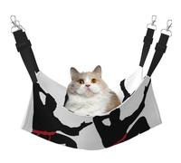 FLGHJNBJN Karate Men Cozy Cat Hammock, Window Perch Bed, Adjustable Pet Sleeper With Soft Velvet For Indoor Cats