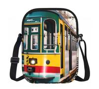 FLGHJNBJN lisbon tram Printed Crossbody Bag for Women with Adjustable Strap, Small Shoulder Purse for Travel Work